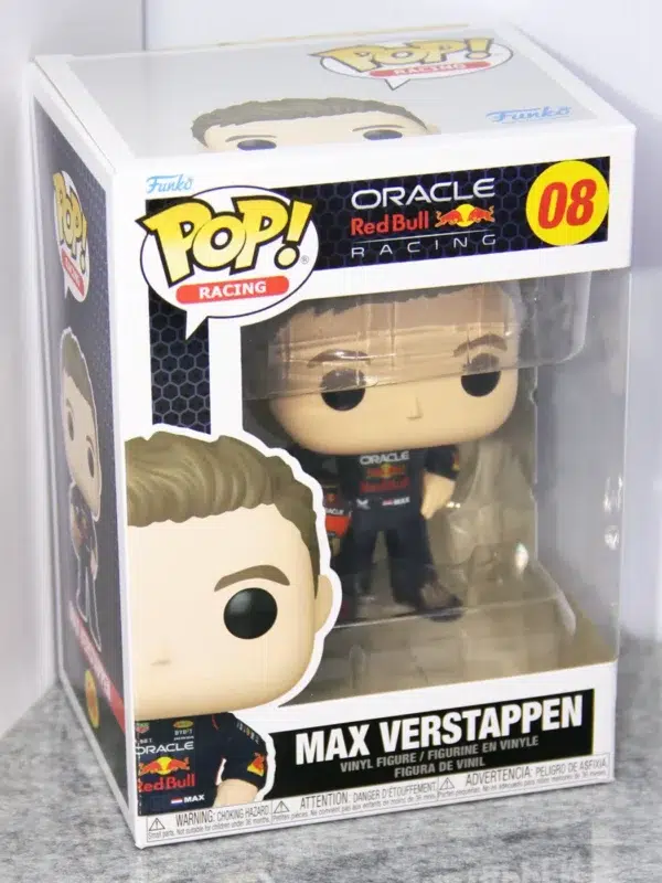 Funko POP! Max Verstappen #08 Formule 1 Oracle Red Bull Racing with Helmet - stand