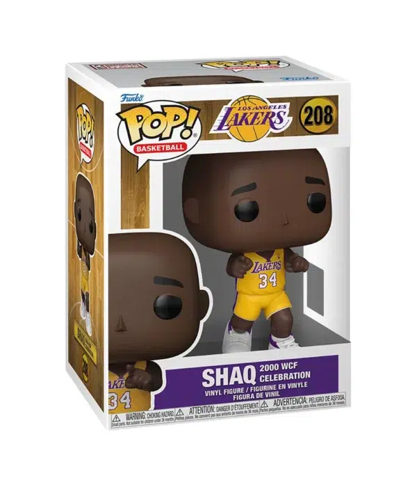 Funko POP! Shaquille O'Neal #208 NBA Basketball Los Angeles Lakers - box