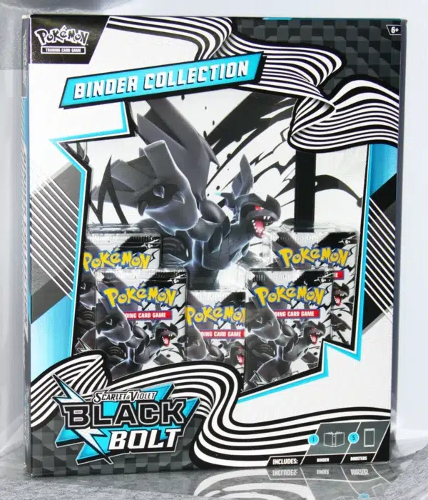 Pokemon TCG Scarlet & Violet White Flare and Black Bolt - Binder Collection - stand