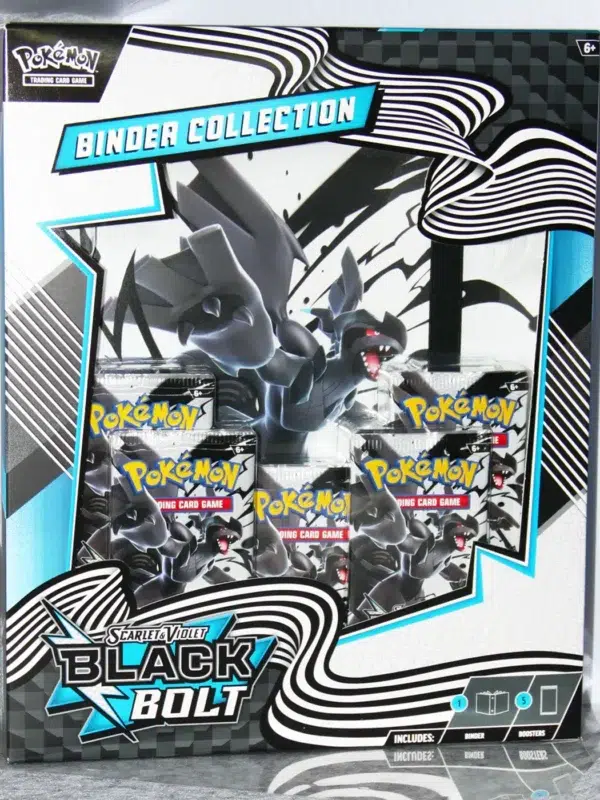 Pokemon TCG Scarlet & Violet White Flare and Black Bolt - Binder Collection - stand
