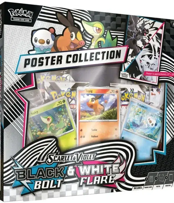 Pokemon TCG Scarlet & Violet White Flare and Black Bolt - Poster Collection - supplier