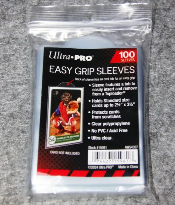 Ultra PRO Easy Grip Card Sleeves - front
