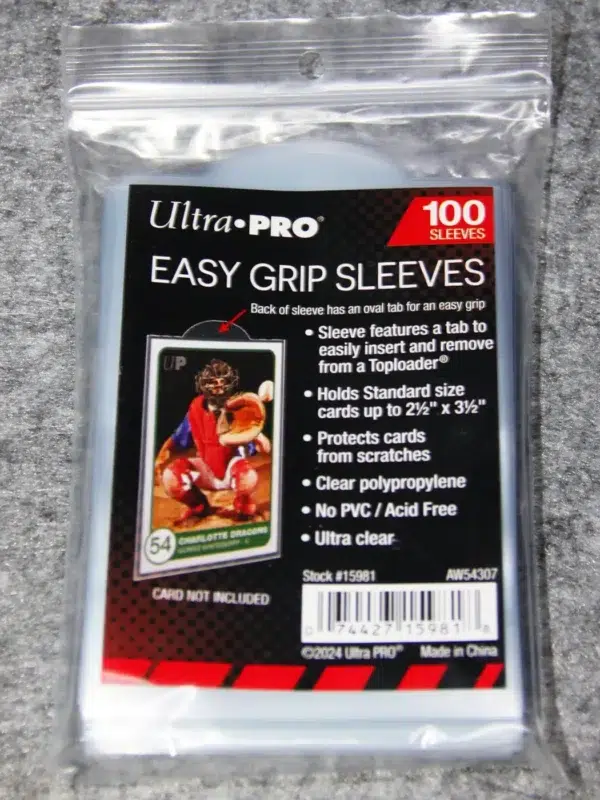 Ultra PRO Easy Grip Card Sleeves - front