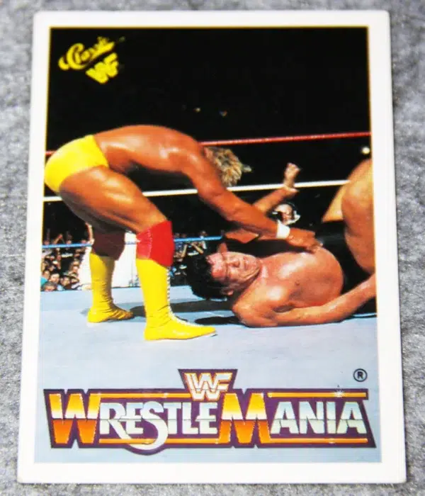 1990 Hulk Hogan #27 Score Board Hulkster vs The Giant Wrestle Mania III