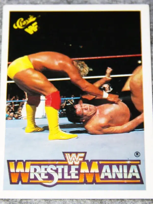 1990 Hulk Hogan #27 Score Board Hulkster vs The Giant Wrestle Mania III