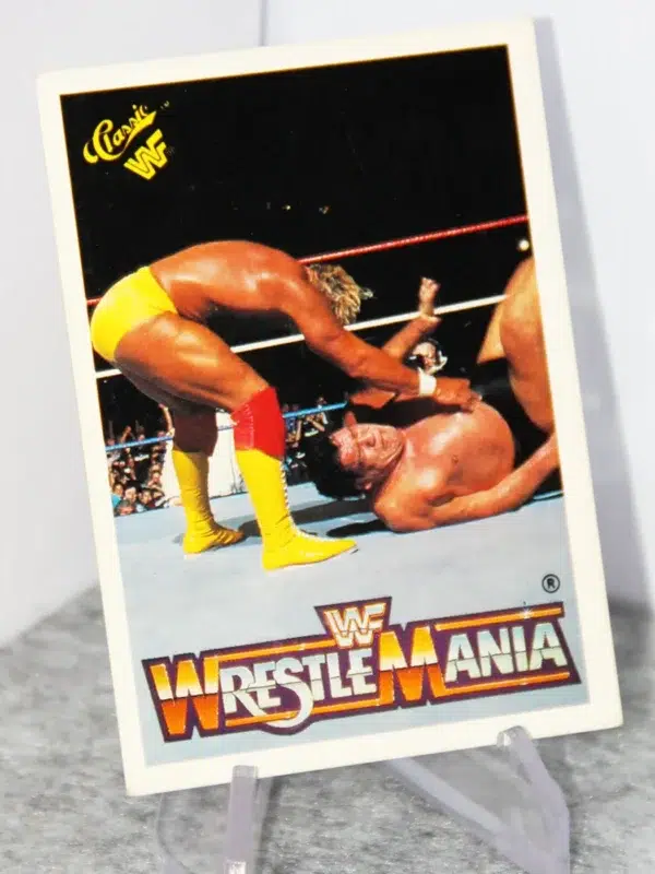 1990 Hulk Hogan #27 Score Board Hulkster vs The Giant Wrestle Mania III