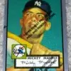 1996 Mickey Mantle #2 Topps Chrome Commemorative Set 1952 #311 Reprint