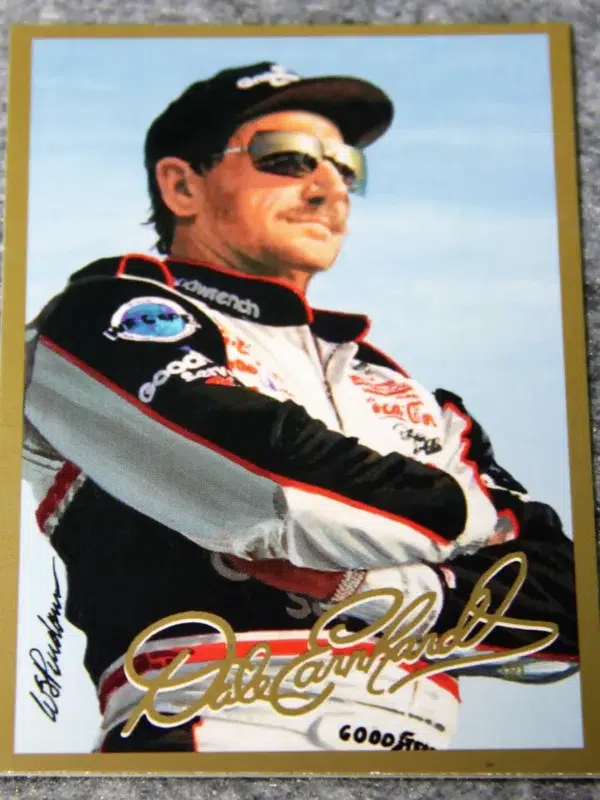 2002 Dale Earnhardt #NNO The Artist Series Special Edition Promo Card