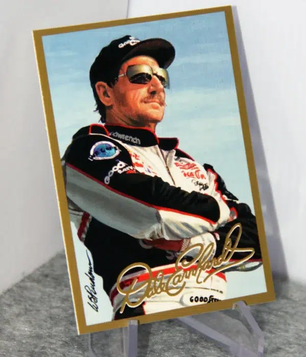 2002 Dale Earnhardt #NNO The Artist Series Special Edition Promo Card