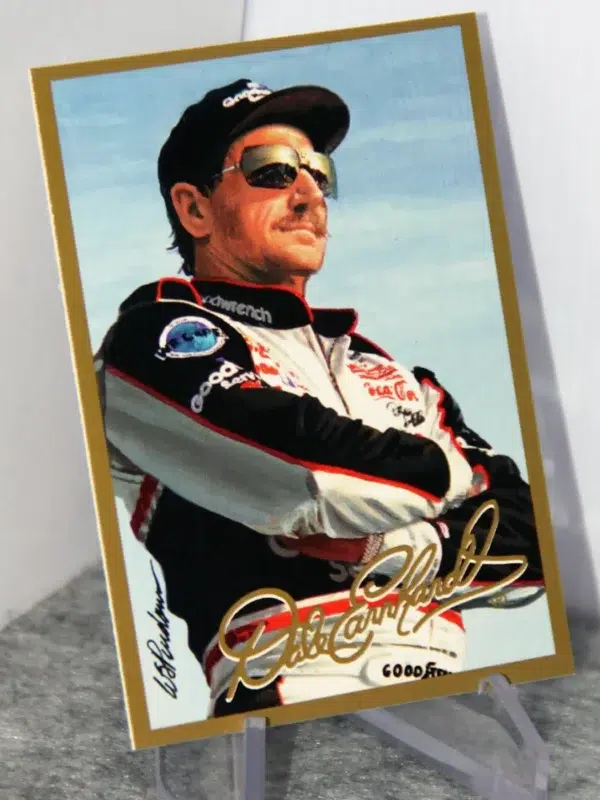 2002 Dale Earnhardt #NNO The Artist Series Special Edition Promo Card