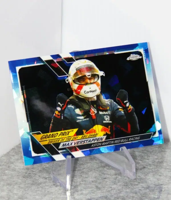 2021 Max Verstappen #155 Topps Chrome F1 Sapphire Edition