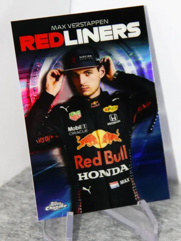 2021 Max Verstappen #RL-3 Topps Chrome Formula 1 Red Liners