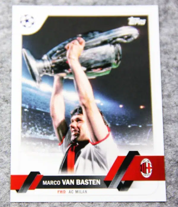 2022-23 Marco van Basten #185 Topps UEFA Club Competitions Legend Variation SP