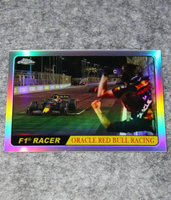 2022 Max Verstappen #T68-MV Topps Chrome F1 1968 Hot Rod F1 Racer