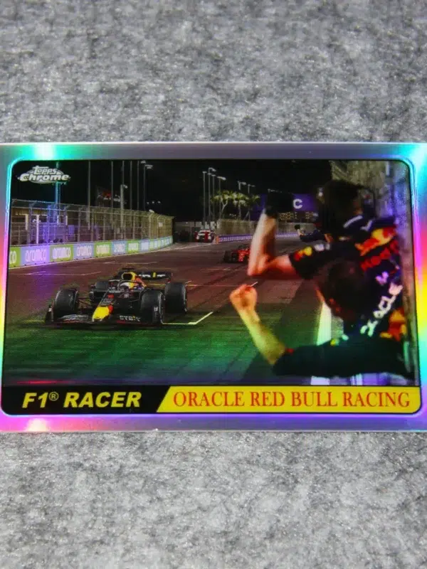 2022 Max Verstappen #T68-MV Topps Chrome F1 1968 Hot Rod F1 Racer