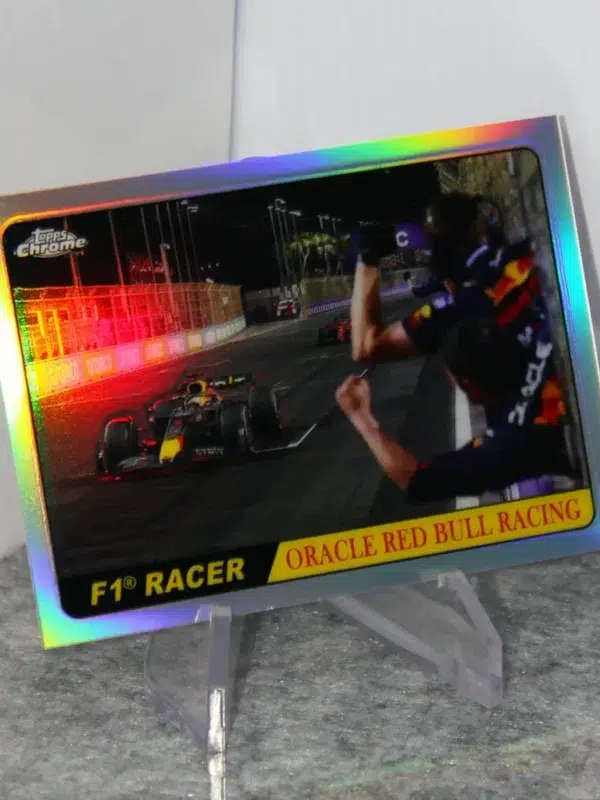 2022 Max Verstappen #T68-MV Topps Chrome F1 1968 Hot Rod F1 Racer