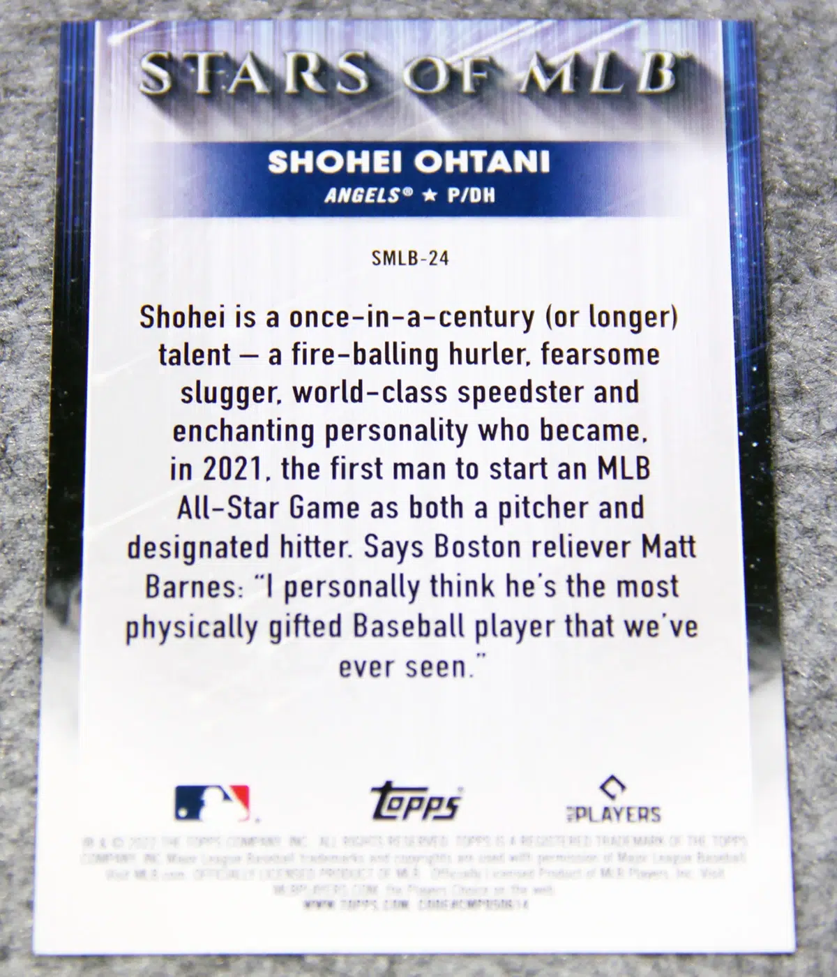 2022 Shohei Ohtani #SMLB-34 Topps Stars of MLB