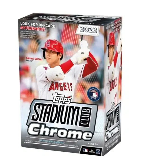 2022 Topps Stadium Club Chrome Baseball MLB Value Box - Sealed