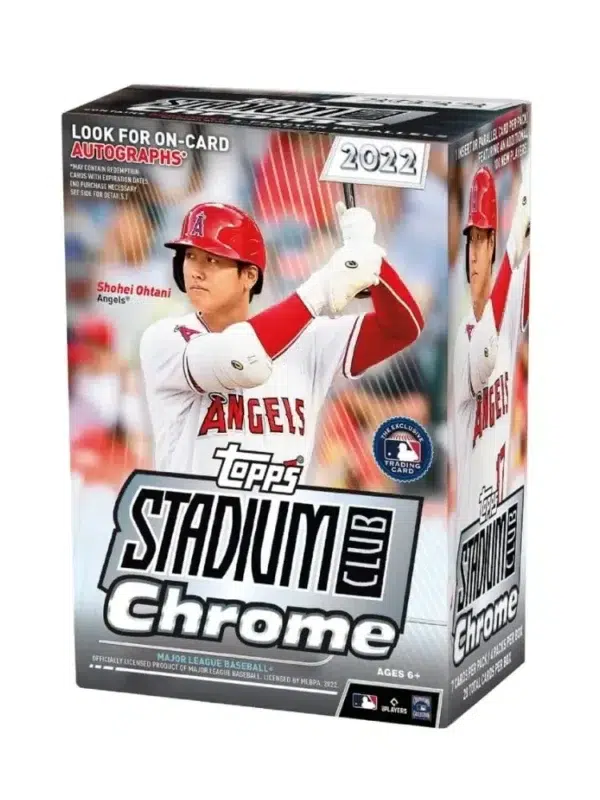 2022 Topps Stadium Club Chrome Baseball MLB Value Box - Sealed