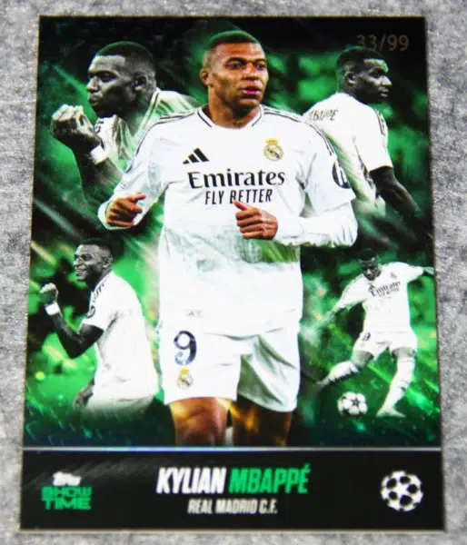 2024-25 Kylian Mbappe Topps Showtime UEFA Champions League Show Up /99