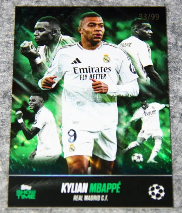 2024-25 Kylian Mbappe Topps Showtime UEFA Champions League Show Up /99