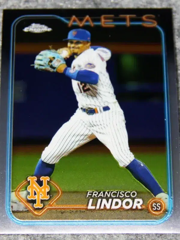 2024 Francisco Lindor #137 Topps Bowman Bowman Draft RC (Copy)