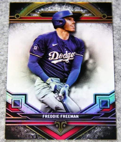 2024 Freddie Freeman #96 Topps Baseball Triple Threads