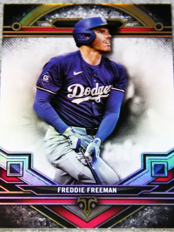 2024 Freddie Freeman #96 Topps Baseball Triple Threads