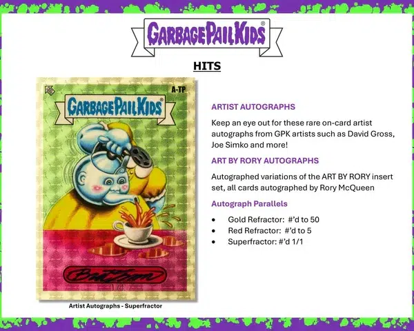 2024 Garbage Pail Kids Chrome 1987 Series 7 Value Box - Sealed