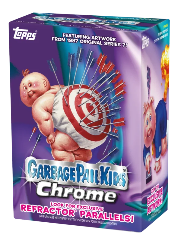 2024 Garbage Pail Kids Chrome 1987 Series 7 Value Box - Sealed