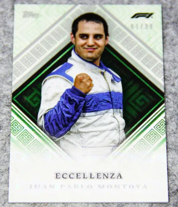2024 Juan Pablo Montoya #JPM-EV Topps F1 Eccellenza Veterano /99