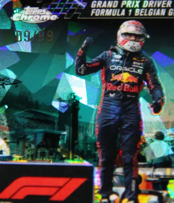 2024 Max Verstappen #170 Topps Chrome Sapphire Edition F1 Aqua Refractor /99