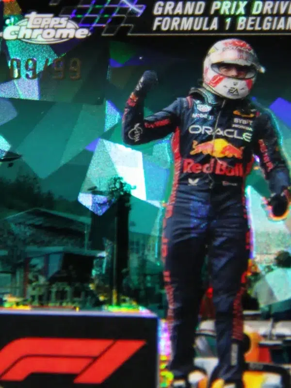 2024 Max Verstappen #170 Topps Chrome Sapphire Edition F1 Aqua Refractor /99