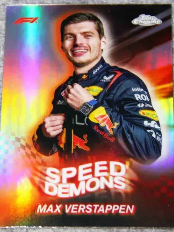 2024 Max Verstappen #SD-1 Topps Chrome Formula 1 Speed Demons