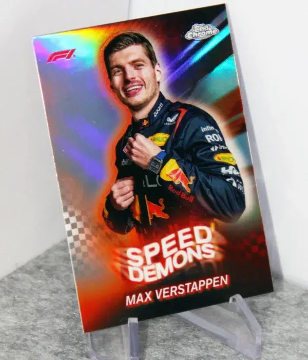 2024 Max Verstappen #SD-1 Topps Chrome Formula 1 Speed Demons