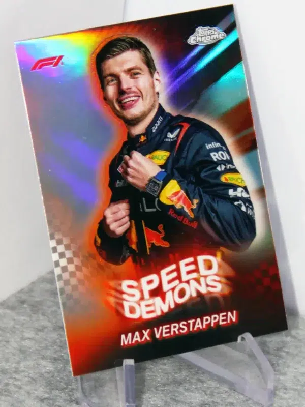 2024 Max Verstappen #SD-1 Topps Chrome Formula 1 Speed Demons