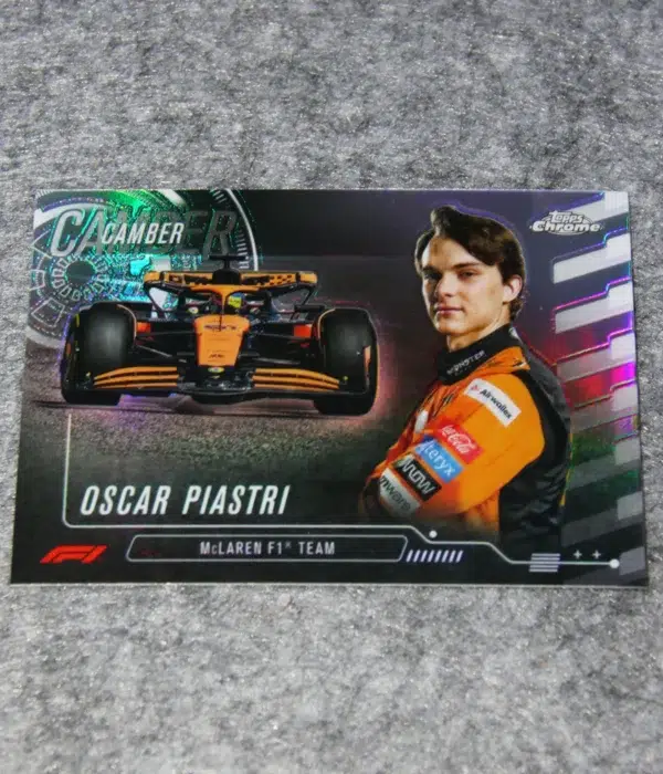 2024 Oscar Piastri #CAM-4 Topps Chrome F1 Camber