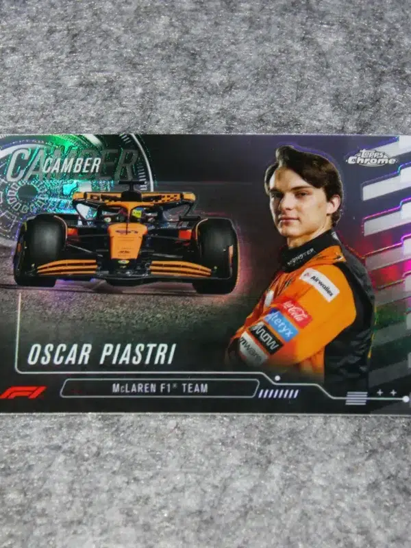 2024 Oscar Piastri #CAM-4 Topps Chrome F1 Camber