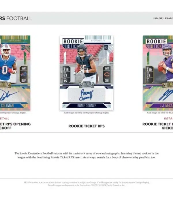 2024 Panini Contenders Football NFL Blaster Box - Sealed
