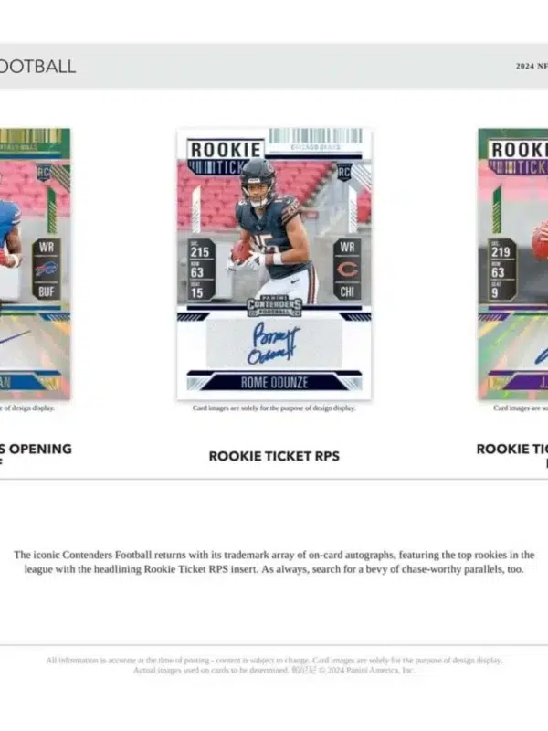 2024 Panini Contenders Football NFL Blaster Box - Sealed
