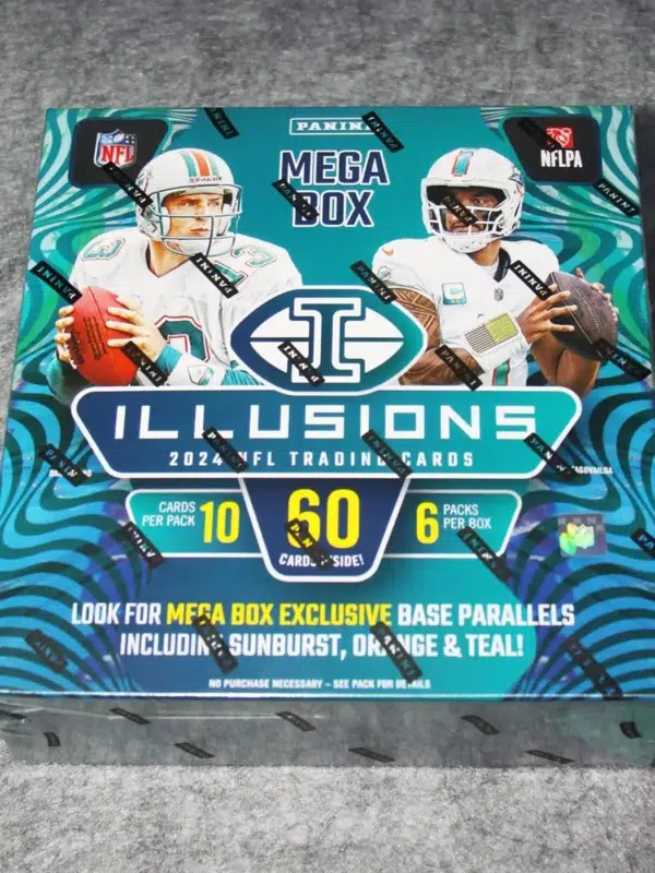 2024 Panini Illusions Football NFL Mega Box - Sealed