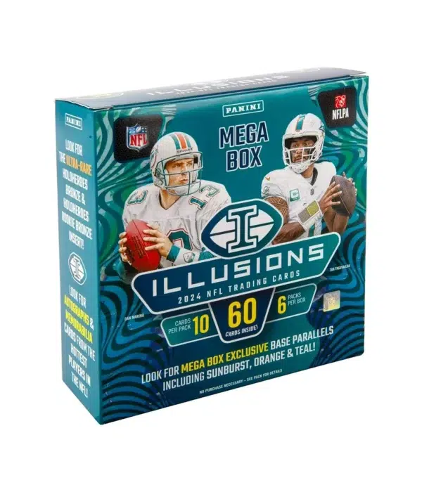 2024 Panini Illusions Football NFL Mega Box - Sealed