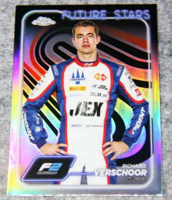 2024 Richard Verschoor #37 Topps Chrome F2 Future Stars Refractor