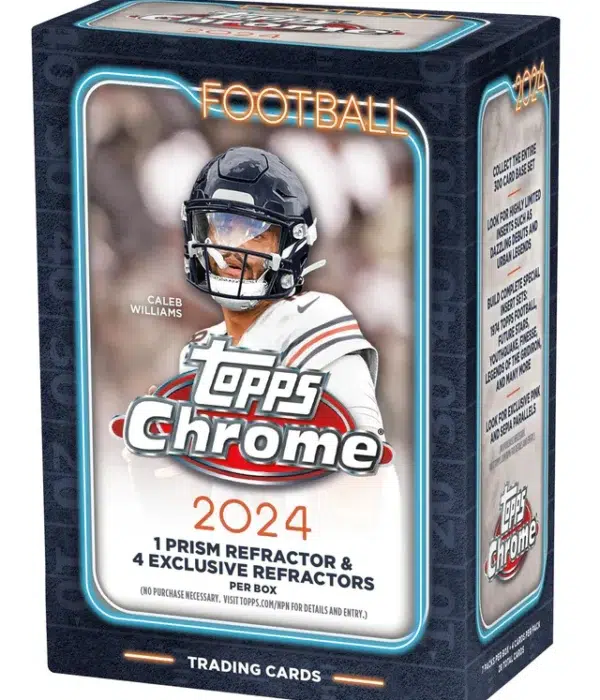 2024 Topps Chrome Football Value Box - Sealed