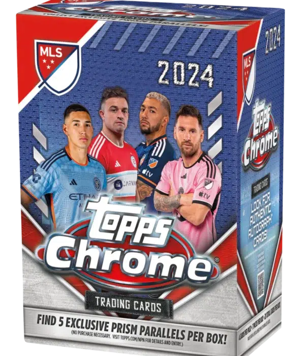 2024 Topps Chrome MLS Soccer Value Box - supplier