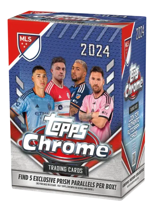 2024 Topps Chrome MLS Soccer Value Box - supplier