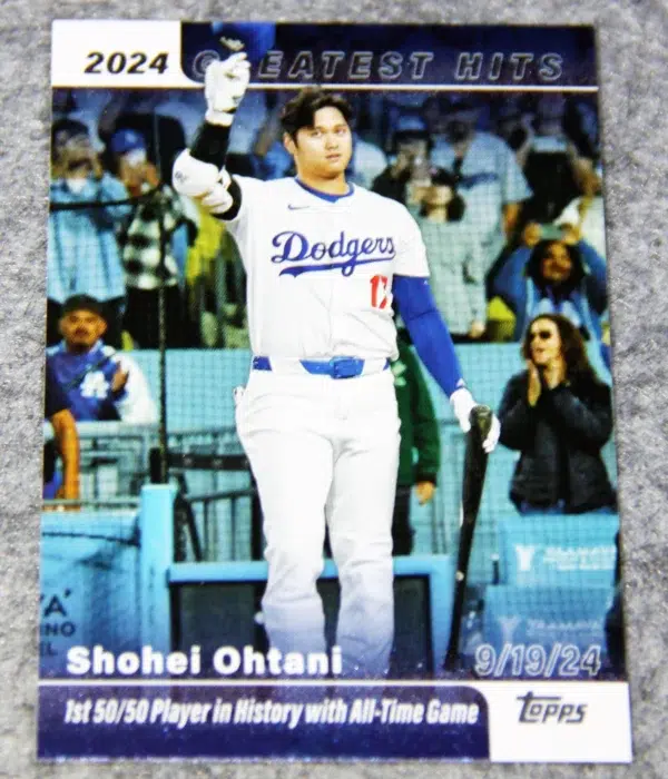 2025 Shohei Ohtani ##GH-25 Topps Baseball Series 1 2024 Greatest Hits