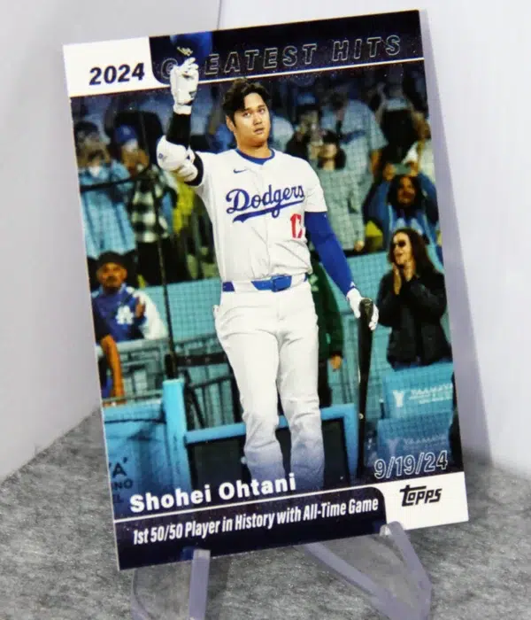 2025 Shohei Ohtani ##GH-25 Topps Baseball Series 1 2024 Greatest Hits