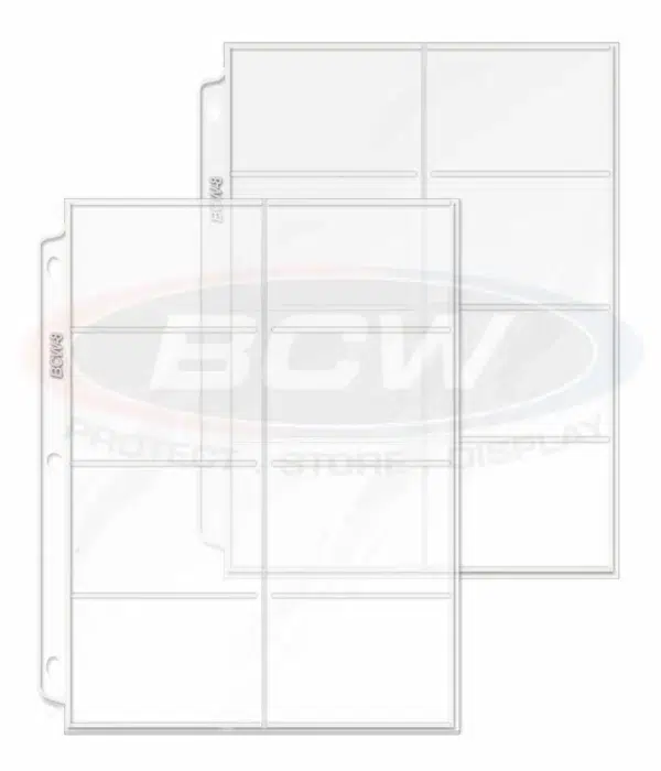 BCW Vinyl 8-Pocket Pages 20ct
