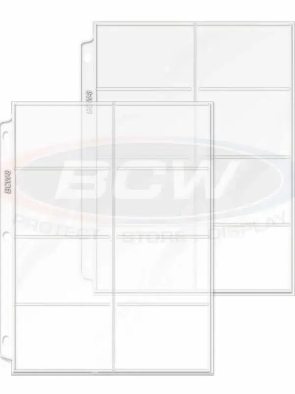 BCW Vinyl 8-Pocket Pages 20ct